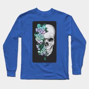 Floral Skull Graphic 2 Long Sleeve T-Shirt